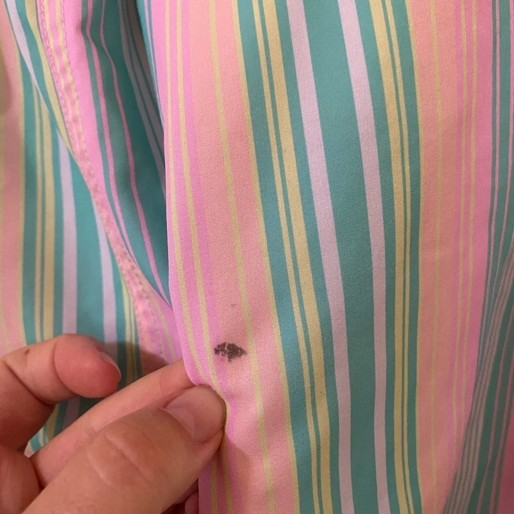 Chubbies Colorful Striped Men’s Swim Trunks Bottoms Shorts Size L 5.5” Pastel